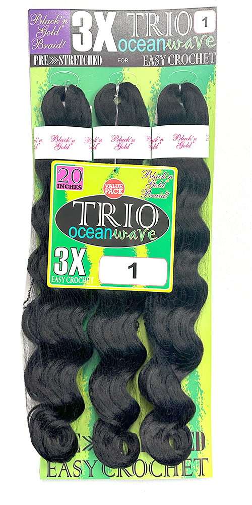 3X Trio Ocean Wave Packaging