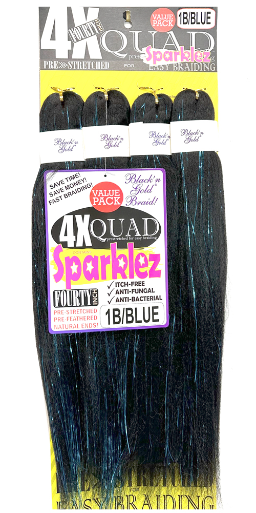 4X Quad Sparklez Blue
